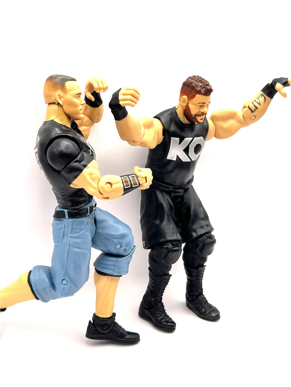 WWE Wrestling John Cena and Kevin Owens Articulated Action Figures